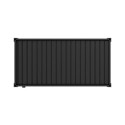 Pergola BBQ bioclimatique autoportante 3x1,5m – anthracite – OMBREA