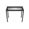 Pergola BBQ bioclimatique autoportante 3x1,5m – anthracite – OMBREA