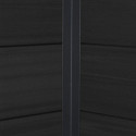 Abri de jardin en bois composite 28mm gris foncé et armature anthracite 7,78m² PREMIUM - Woodlife Garden