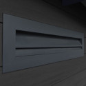 Abri de jardin en bois composite 28mm gris foncé et armature anthracite 7,78m² PREMIUM - Woodlife Garden