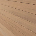 Abri de jardin + terrasse toit monopente en bois composite 28mm aspect bois 16,8m² PREMIUM - Woodlife Garden