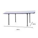 Bâche de protection pour le carport 1 voiture 14,62m² - Habrita