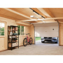 Garage en bois brut 19,8m² Roger - madriers 44mm - porte sectionnelle - Palmako