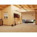 Garage en bois brut 28,05m² Roger avec terrasse - madriers 44mm - porte sectionnelle - Palmako