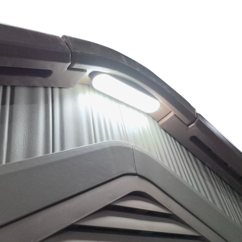Option Lumière LED sur batterie Lithium avec détecteur de mouvement - Jobu