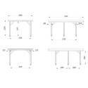 Carport en bois brut 11,7m² Karl - 1 voiture - Palmako