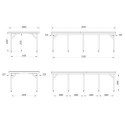 Carport en bois brut 23,1m² Karl - 1 voiture - Palmako