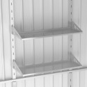 Etagères avec rails pour abris et armoires en métal - X-METAL