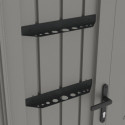 Range outils en métal anthracite pour abris haut de gamme Kosto - X-METAL