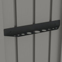 Porte outils pour abris haut de gamme en métal anthracite Kosto - X-METAL