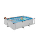Piscine hors sol rectangulaire Soft Grey 300x200x65cm avec pompe filtrante – Exit Toys