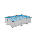Piscine hors sol rectangulaire Soft Grey 300x200x65cm avec pompe filtrante – Exit Toys