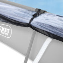 Piscine hors sol rectangulaire Soft Grey 300x200x65cm avec pompe filtrante et dôme – Exit Toys