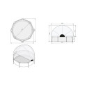 Piscine hors sol ronde Stone ø300x76cm avec pompe filtrante et dôme – Exit Toys