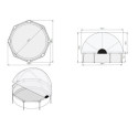 Piscine hors sol ronde Wood ø300x76cm avec pompe filtrante et dôme – Exit Toys