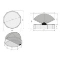 Piscine hors sol ronde Lime ø360x76cm avec pompe filtrante et voile d'ombrage – Exit Toys