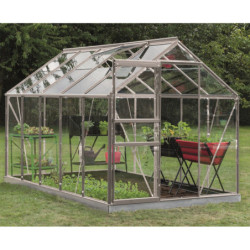 Serre Lily Introgrow 6,2m² en aluminium et verre trempé 3mm – ACD
