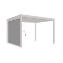 Store latéral blanc 300cm pour pergola bioclimatique en alu Ombrea VS