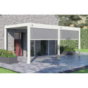 Store latéral blanc 300cm pour pergola bioclimatique en alu Ombrea VS