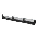 Pavillon de jardin en bois brut 34,6m² Lenna - madriers 28mm - terrasse 9m² avec comptoir - Palmako
