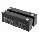 Kit de batterie de secours 12V 2,3Ah pour motorisation de portail - Autonomie 8h - Life Home Integration - Compatible DEUS - Fab