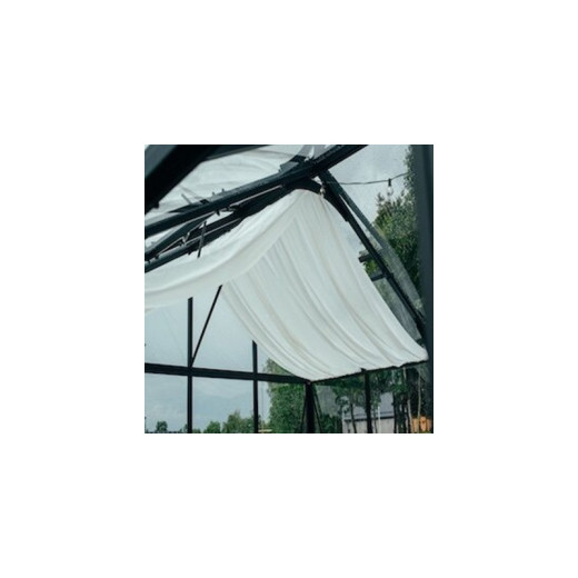 Rideau de toit blanc - double face - 1 rangée pour les serres de jardin BloomCabin