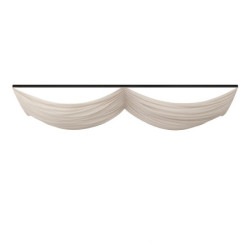 Rideau de toit beige - double face - 1 rangée pour les serres de jardin BloomCabin