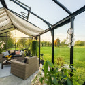 Rideau de toit beige - double face - 1 rangée pour les serres de jardin BloomCabin