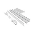 Kit de gouttière pour abri de jardin modulaire isolé 5x3m ou 6x3m blanc - Everbox