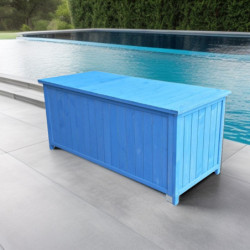 Coffre de jardin 0,6m² en bois lasuré - Habrita