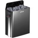 Poêle pour sauna THE WALL BLACK 4500W monophasé avec commande intégrée HARVIA