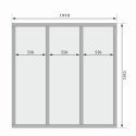 Sauna d’extérieur en bois brut Hytti 2 - 4 places - 38mm - KARIBU