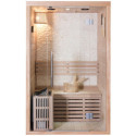 Sauna traditionnel LUXE 2 places SNÖ + poêle SAWO 3000W