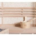 Sauna traditionnel LUXE 2 places SNÖ + poêle SAWO 3000W