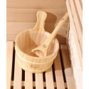 Sauna traditionnel LUXE 2 places SNÖ + poêle SAWO 3000W