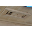 Sauna traditionnel LUXE 2 places SNÖ + poêle SAWO 3000W