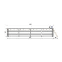 Piscine en bois Aqua 850x435cm - H.145cm - fixations à sceller - Altanka