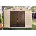 Abri de jardin en PVC WoodStyle Premium 7,68m² Duramax