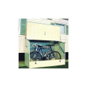 Abri vélos en métal 1750L crème 1,74m² Trimetals