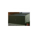 Coffre de rangement Storegard 1500L vert  1,74m² TRIMETALS