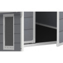 Abri de jardin en résine 2,06m² monopente + plancher Keter