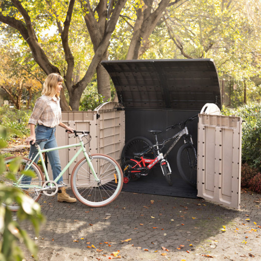 Coffre jardin multifonctions en résine 2000L Verrouillable Keter
