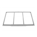 Abri de jardin gris en métal imitation bois 2,48m² sécurisé - Duramax