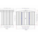 Abri de jardin gris en métal imitation bois 4,75m² sécurisé - Duramax