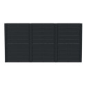 Abri de jardin gris en PVC 2,94m² - adossable - Sidemate - Duramax
