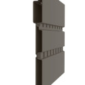 Abri en polyéthylène 25mm 4,88m² Modern gris foncé plancher SUNCAST