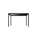 Pergola motorisée en alu gris avec lames orientable 3x4m Ombrea