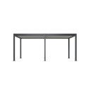 Pergola motorisée en alu gris/blanc avec lames orientable 3x6m Ombrea