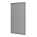 Panneau latéral Ombrea - ventelles verticales - anthracite - 1,3m