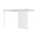Panneau latéral Ombrea - ventelles verticales - blanc - 1,3m
